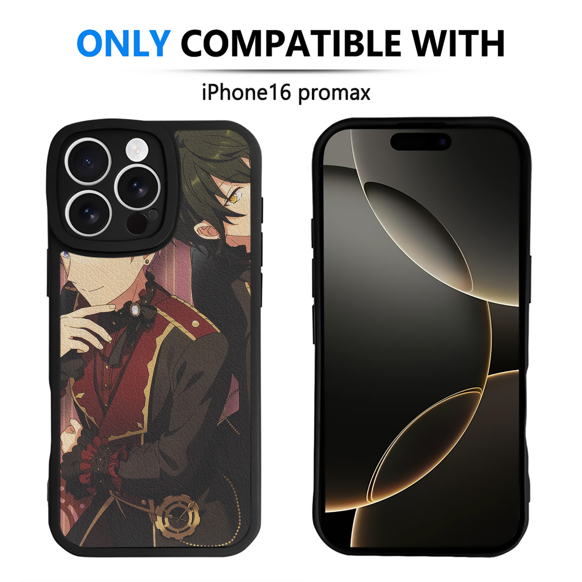 （画像用） あんさんぶるスターズ! Ensemble Stars 【iPhone 16シリーズ対応】シリコンスマホケース（レザー調） 材質：シリコン